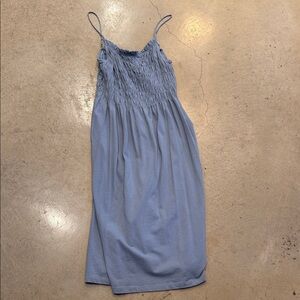 H&M Light Blue Maxi Dress with Spaghetti Straps
